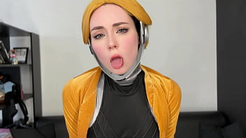 Robot Ballerina From Atomic Heart Fucks Pussy With Big Dildo _ Anal Masturbates Vibrator