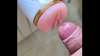 Fucking Silicone Fleshlight Pussy Male Masturbator