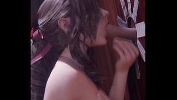 Aerith Blowjob Gloryhole