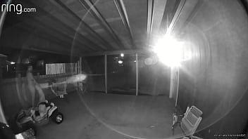 Caught On The Back Porch, Sucking And Fucking A Big Dick While Taking A Hot Cream Pie