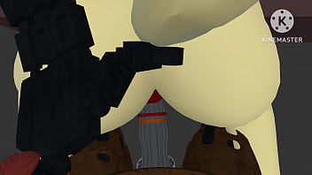 Foxy Se Folla A La Perra De Nintendo Y Le Llena El Culo De Lche