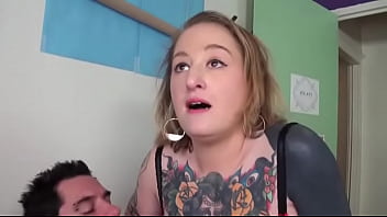 Chubby Inked Blonde Slut In Lingerie Rides Easily A Client’ Cock With Her Ass Till Getting His Hot Cum In Mouth