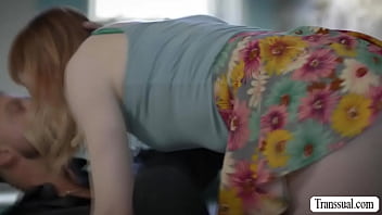 Redhead Tgirl Lianna Gets Analed By Bf