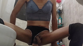 Me Riding My Bwc Dildo While Cross Dressed