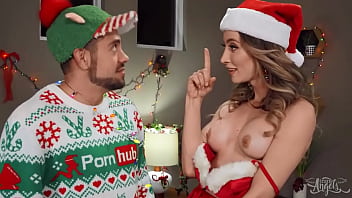 Korra Del Rio Has A Special Christmas Present For Dante, Her Mouth Giftwrapped Around His Huge Cock – Trans Angels