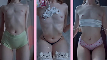 Petite Girl Loves Showing Off Her Small Titties – Compilation Pt.6