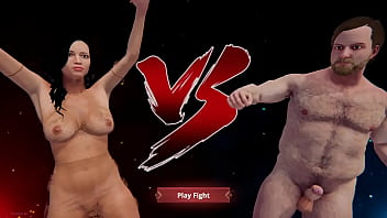 Ethan Vs. Aurora (naked Fighter 3d)