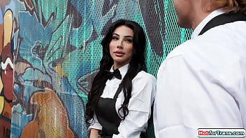 I Anal My Busty Shemale Waiter Colleague