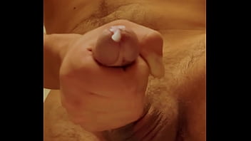 Amateur Guy Jerks Off His Dick And Cums