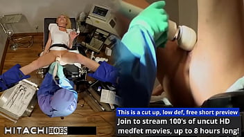 Freshman Bella Ink Gets Hitachi Magic Wand Orgasms By Doctor Tampa During Physical 4 College At Hitachihoes – Reup