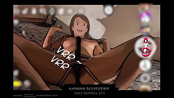 Hentai Strapon Pegging Stepsister With Tiny Tits Makes Deep Anal Play With Her Boy During Online Class Meeting, Belly Bulge _ Fisting