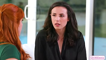 My Nosey Neighbor Licks My Shaved Pussy