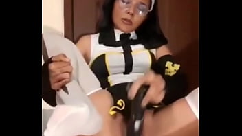 Sister Masturbation – dildo, wet, masturbation, orgasm, nun, cosplay, creamy-pussy – Video 883070