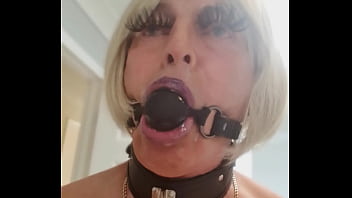 Gagging On Penis Ball Gag
