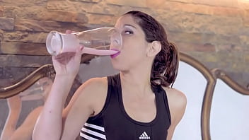 Yogurt Milk Enema Anal Play Oil In My Ass.