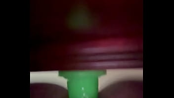 Sexy Milf Fucks Dildo Mounted On Headboard