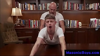 Rough Bareback Breeding In The Office- Masonicboyz