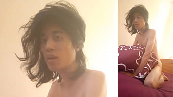 Fuck And Drink Own Cum, Horny Twink Moaning, Eye Rolling, Loud Orgasm, Face Smiling