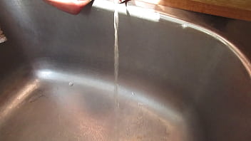 A Quick Pee In The Kitchen Sink