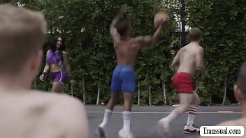 Adorable Ts Gets Analed In Basketball Court