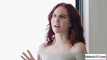 Redhead Lesbian Seducing And Facesitting Small Tits Neighbor