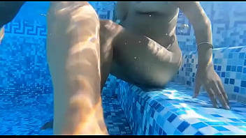 In The Pool And Inside My Pussy _ A Tasty Creampie