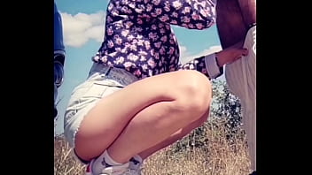 After Licking His Cock, He Sprayed Her Lips With Cum