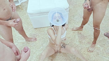 Skinny colleague girl. HELEN STAR. DAP. TAP. 6 on 1 Pissing. LTP282