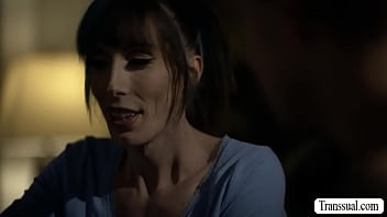 Shy Stepson Analed His Trans Stepmother