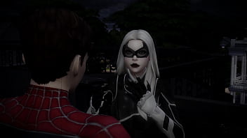Spider Man Fucking Black Cat