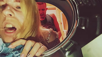 My Stepsister Got Stuck In The Washing Machine And I Decided To Help Her With My Big Dick