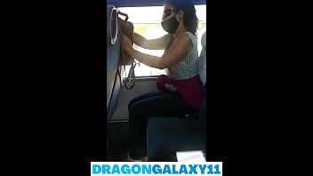 (public Bus) Amateur Hot Brunette Sucking N Flashing Compilation