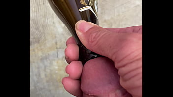 Morning Piss Into A German Hefeweisen Bottle