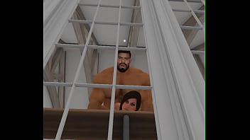 Heyward Shows Neighbor How To Exercise The Cumback Routine