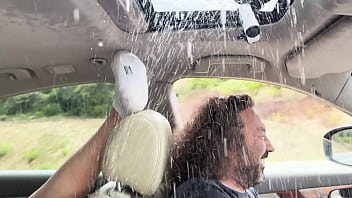 Airport To Villa Squirtings In My Car