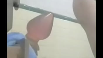 Pussy Boy Impaled On 3xl Buttplug