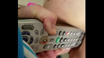 Wife Has Channel Changer In Her Asshole