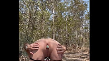 Rob Venuta (aka Punycunt) Poses Outdoors In The Middle Of The Day In Full View Of A Busy Road (part 1)