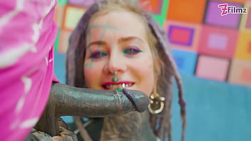 Heavily Tattooed Couple Hardcore Anal Fuck