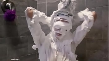 Sage Eldritch Pied Face: Wam Shaving Cream Pies