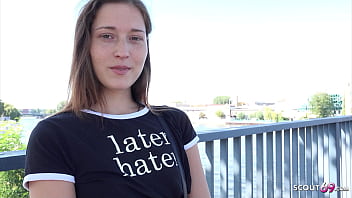 German Scout – Small Tits Fitness Model Mina K Seduce To Casting Fuck At Lost Place Berlin