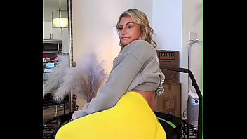 Leggins Amarillo Sexy Telegram Canal Vip