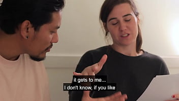 Roommates Fool Around After Rehearsing A Script.