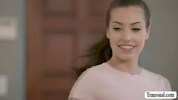 Trans Woman Licks And Fucks Home Service Masseuse On Table