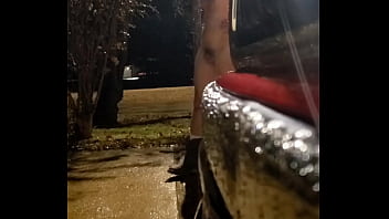 Poor Boy Desperately Waits Nude By The Street For Public Degradation