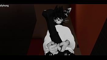 Jerking Off My Fat Horse Cock In Vrchat