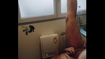 Chubby French Faggot Piss Is Own Face
