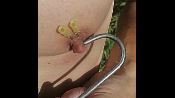 Slaughter Hook In Left Pierced Nipple