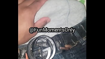 Straight Teen Relaxing With Dick Print