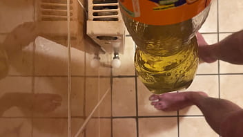 500ml Piss Into Fanta Bottle!